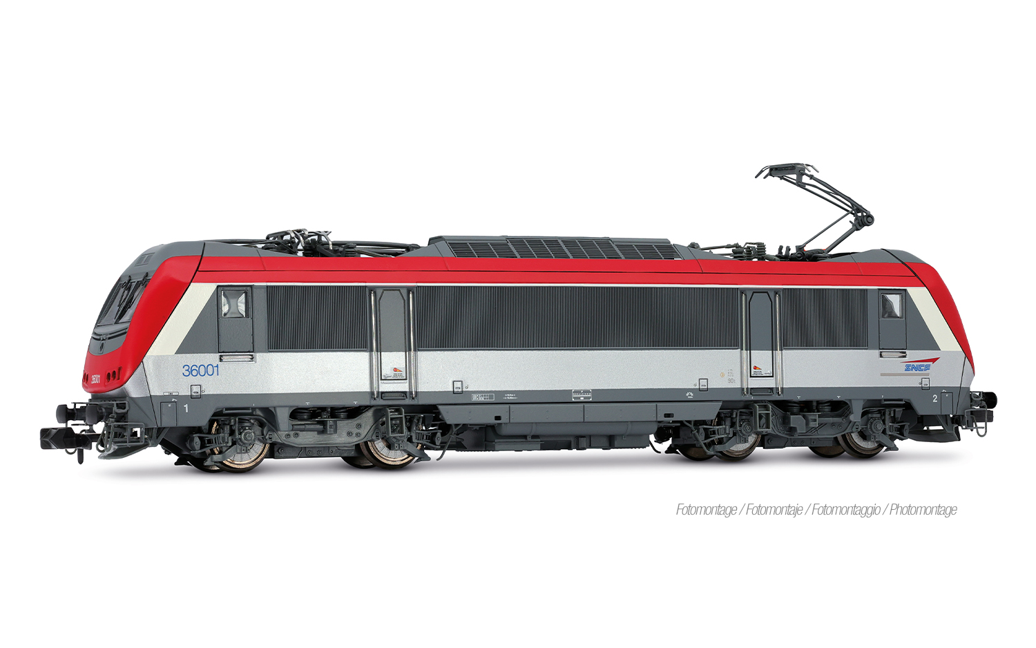 Arnold HN2681S - SNCF, BB 36001, silber/rot mit Ca