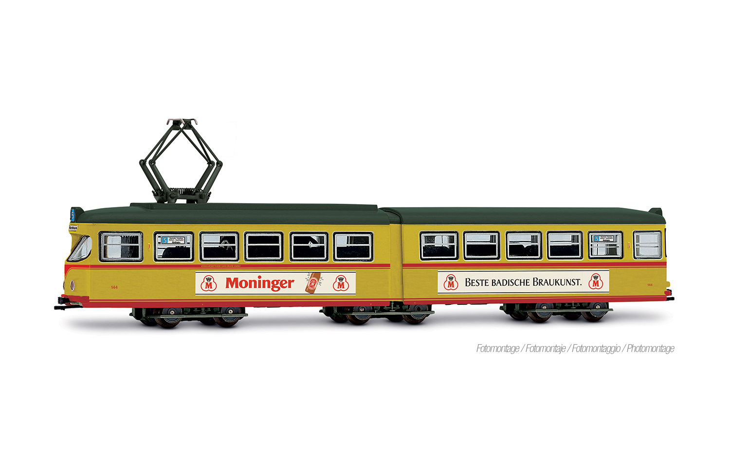 Arnold HN2615S - Straßenbahn Duewag GT6, zwei Fron