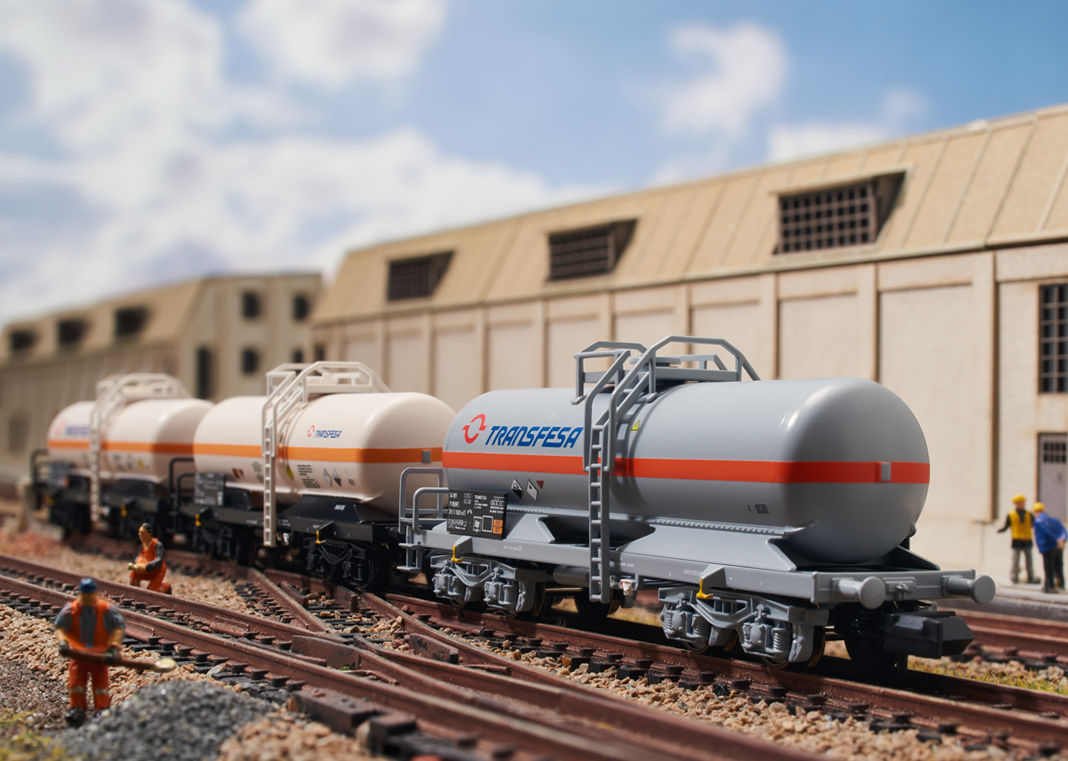 Trix 18267 - Kesselwag.-Set Transfesa