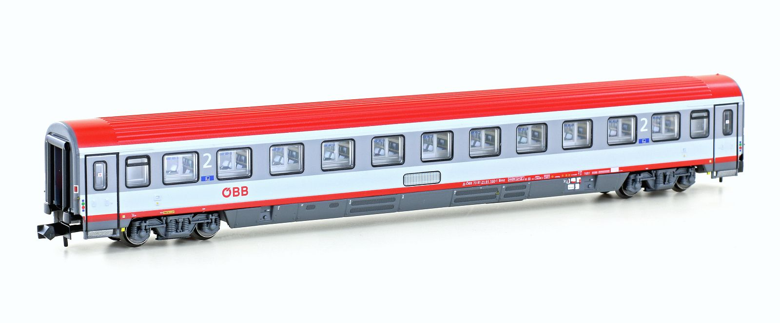 ASM 198111 - Personenwagen Bmz 21-91.1, 2.Kl. ÖBB,
