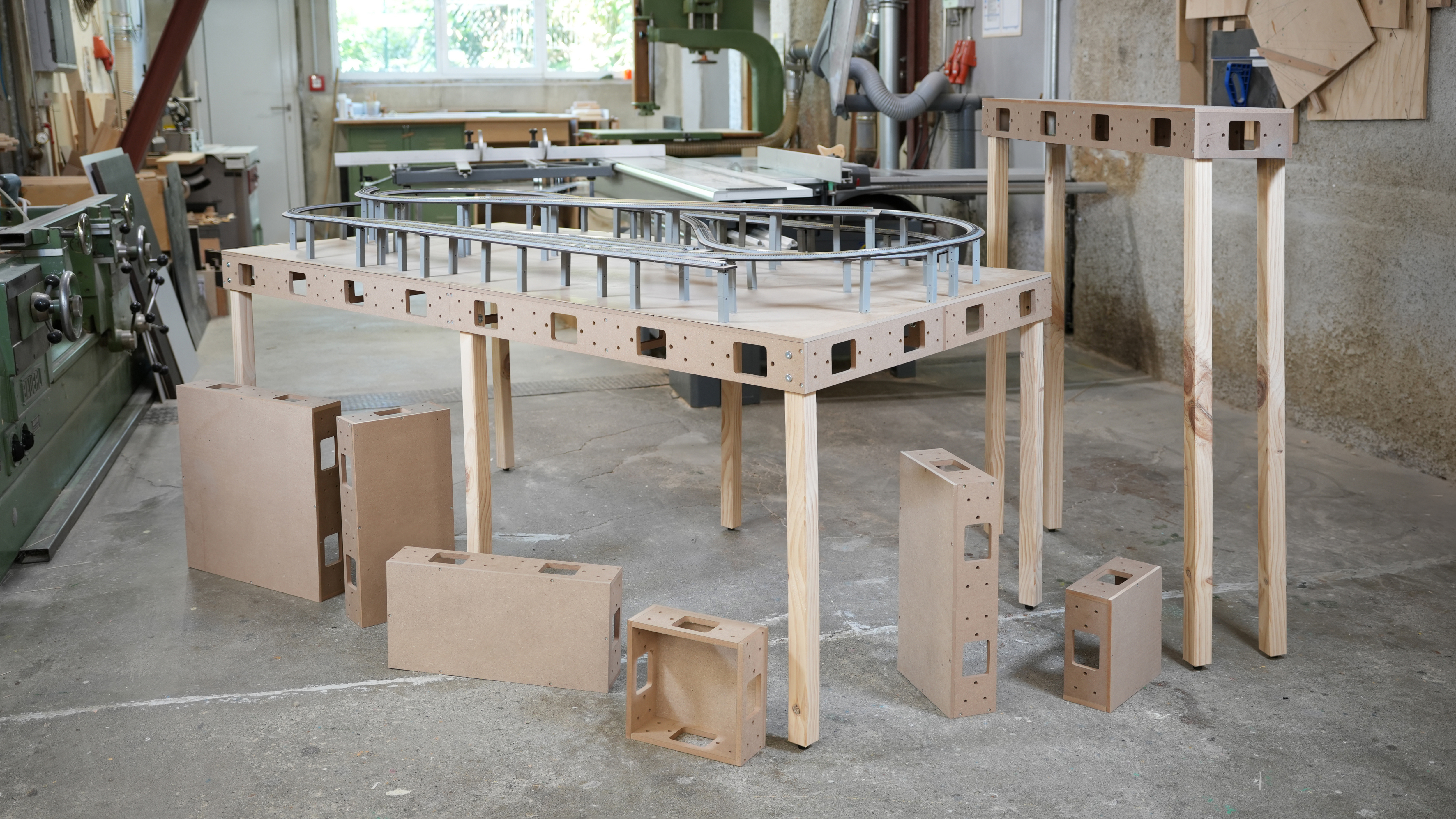 NOCH 53997 - easy TRACK Unterbau-Tischbeine, lang
