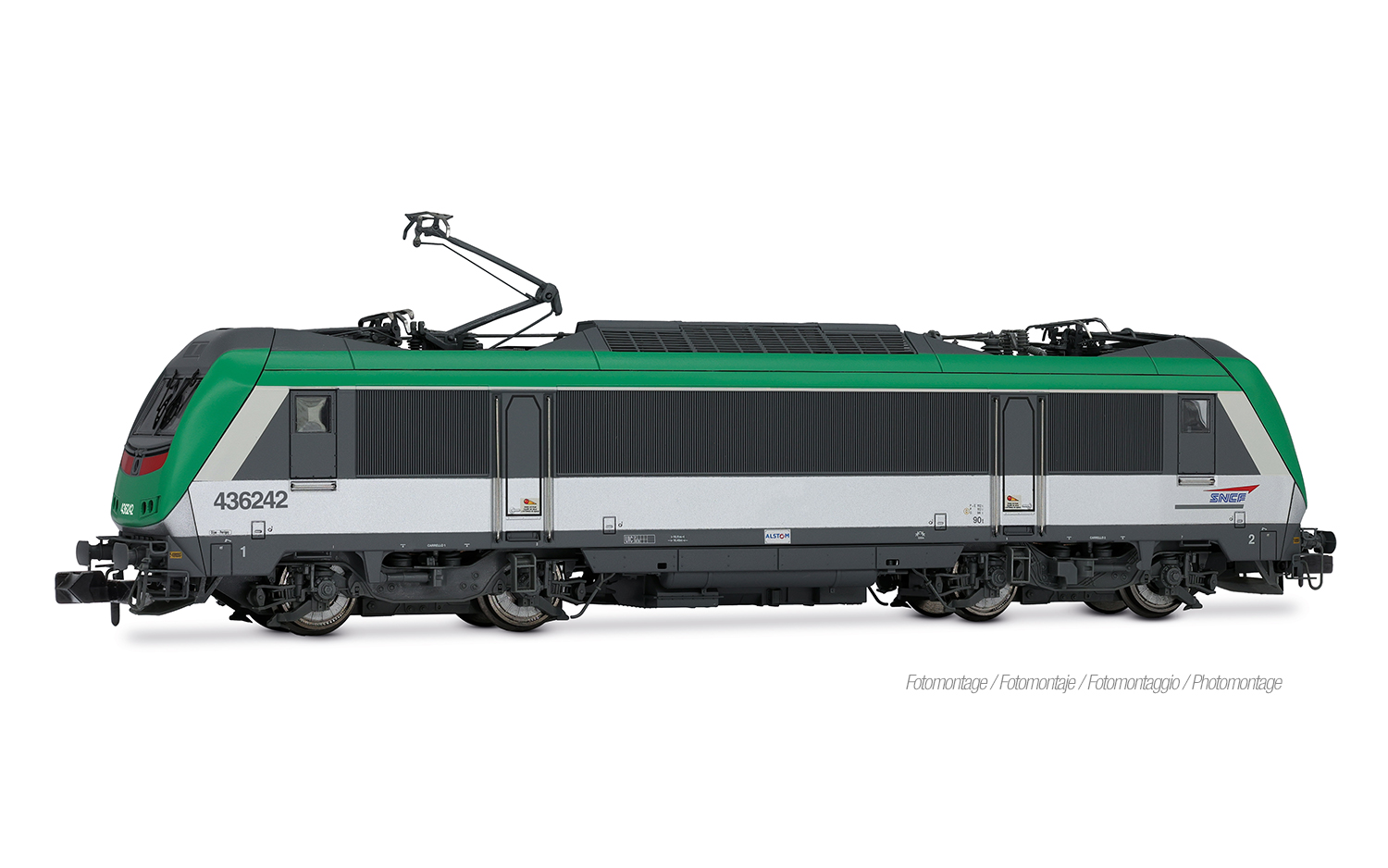 Arnold HN2680S - SNCF, BB 436242, silber/grüne FRE
