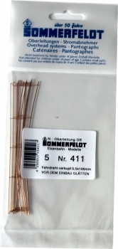 Sommerfeldt 411 - N Fahrdraht verkupfert 0,5 x 105