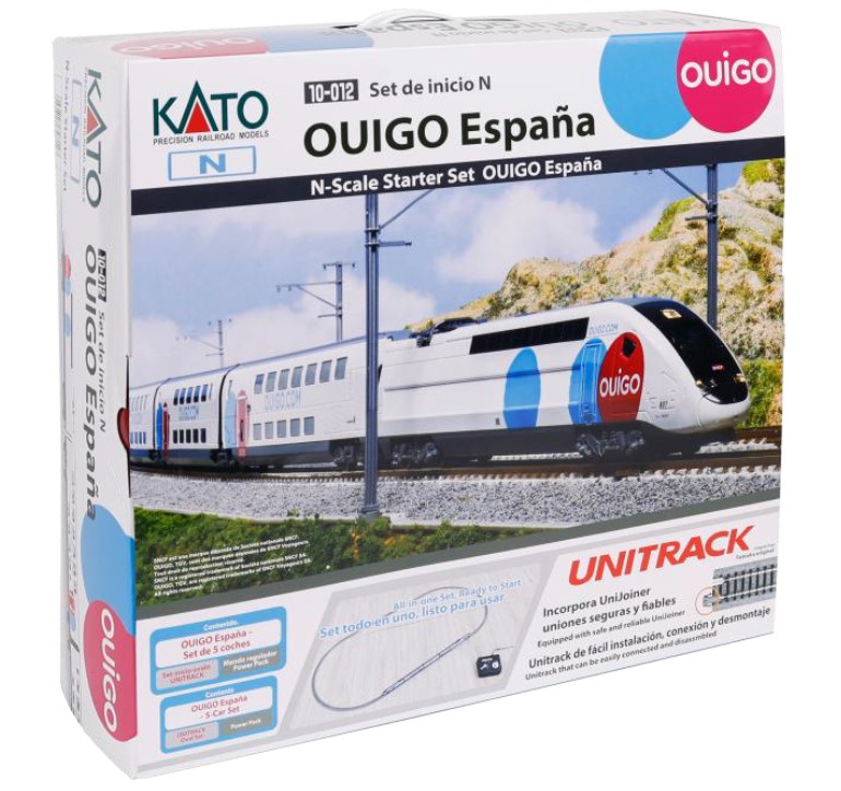 Kato K10-012 - Startset TGV, 5-tlg. OUIGO Espana m