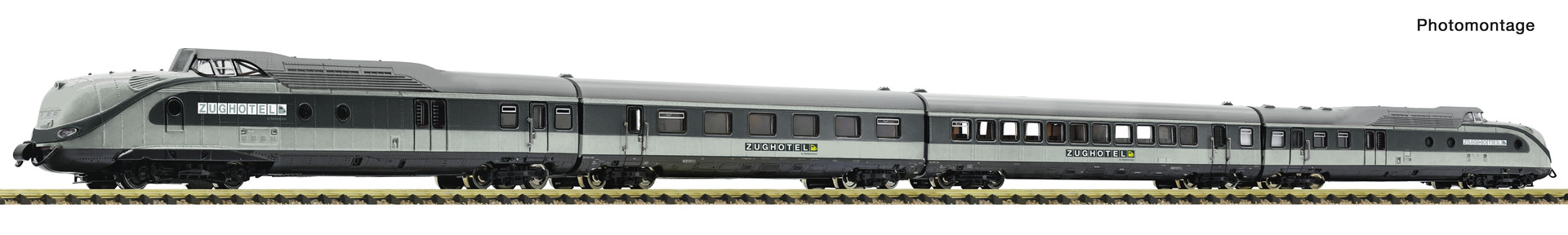 Fleischmann 7770009 - 4er Set Dieseltriebzug VT11.