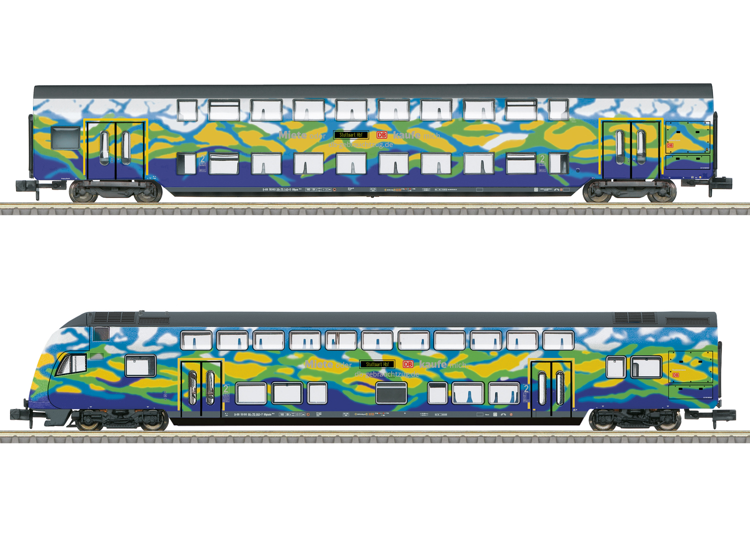 Trix 18299 - Doppelstockwagen-Set Touristi