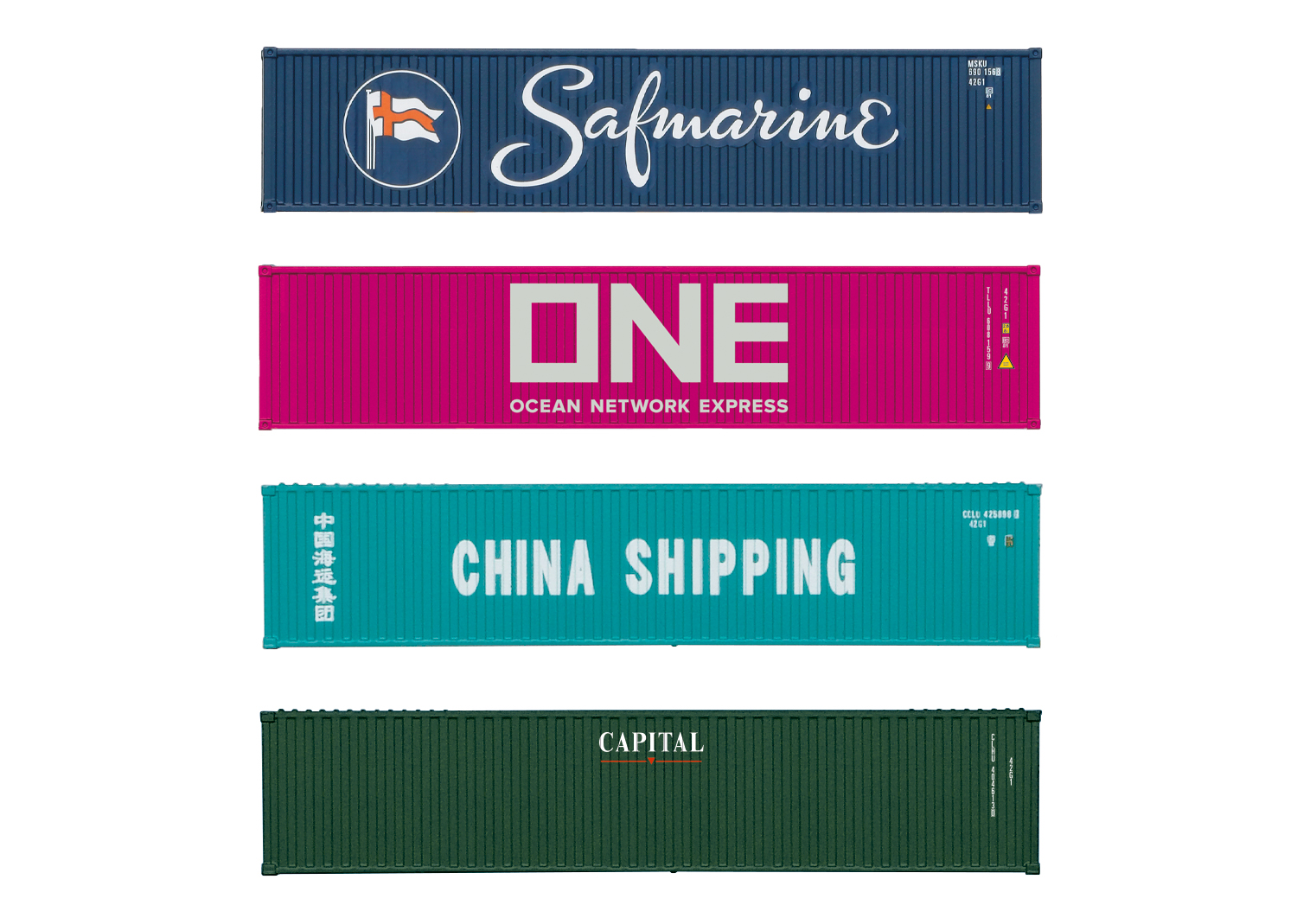 Trix 66588 - Container-Set 40 ft