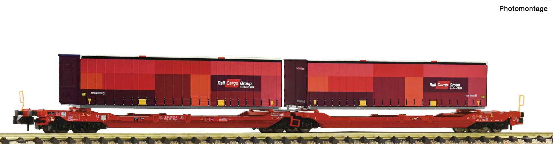 Fleischmann 6660133 - Doppeltaschenwagen T3000e RC