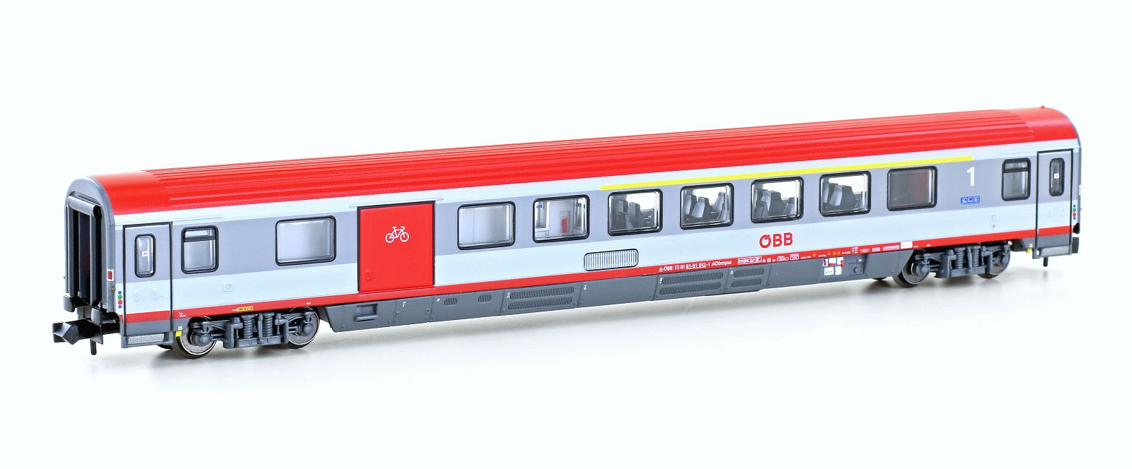 ASM 198180 - Halbgepäckwagen Adbmpsz, 1.Kl. ÖBB, E