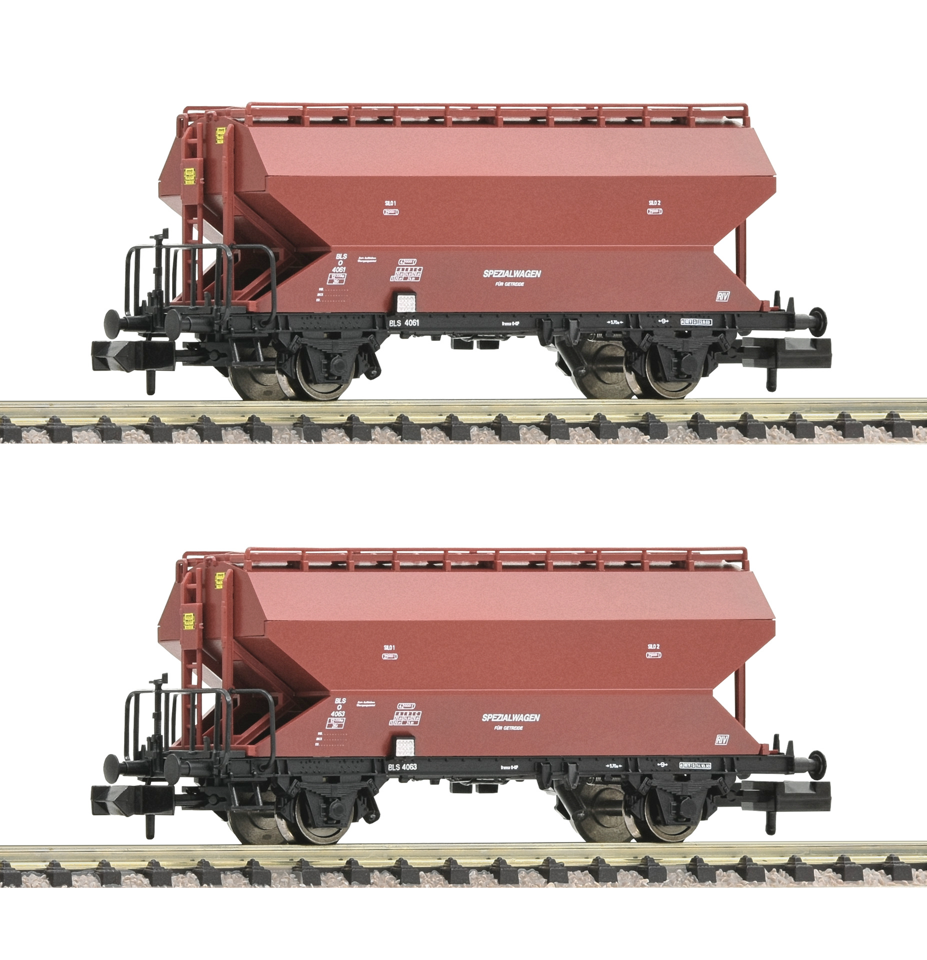 Fleischmann 830310 - 2-tlg.Set Tgpps BLS braun