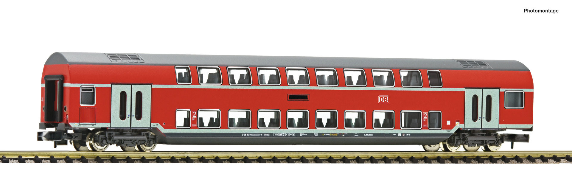 Fleischmann 6260081 - Doppelstockwagen 2. Kl. DB-A