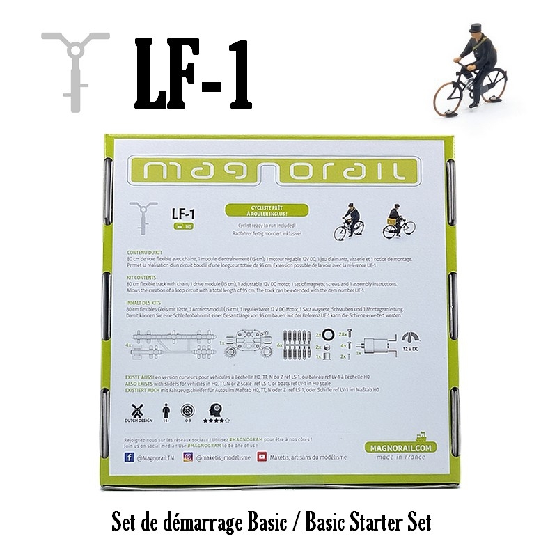 Magnorail LF-1 - Starterset basic + 1 aufgebauter
