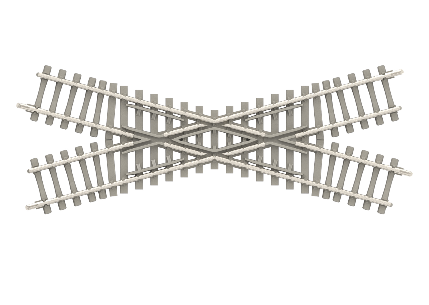 Trix 14558 - Kreuzung m.Betonschw.30°