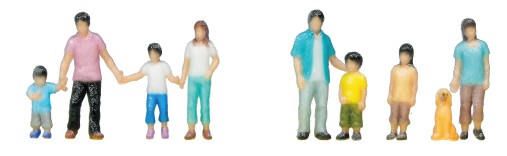 Kato K24-237N - 8er Set Familien
