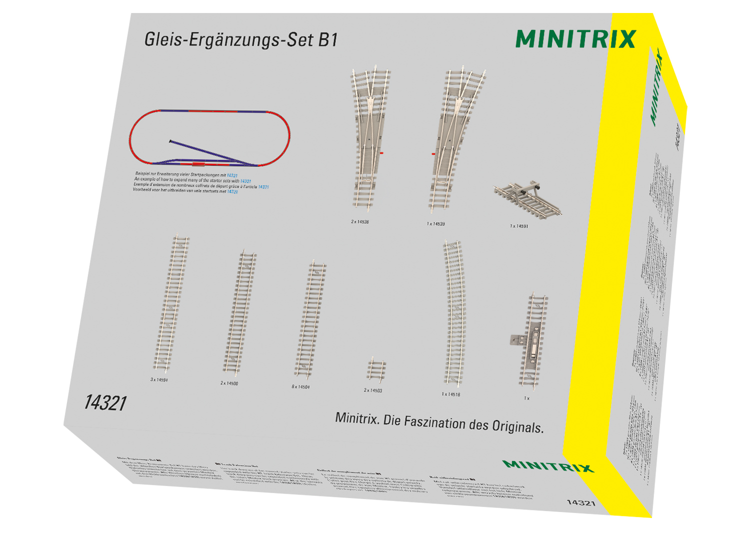 Trix 14321 - Gleis-Ergänzungspackung B1