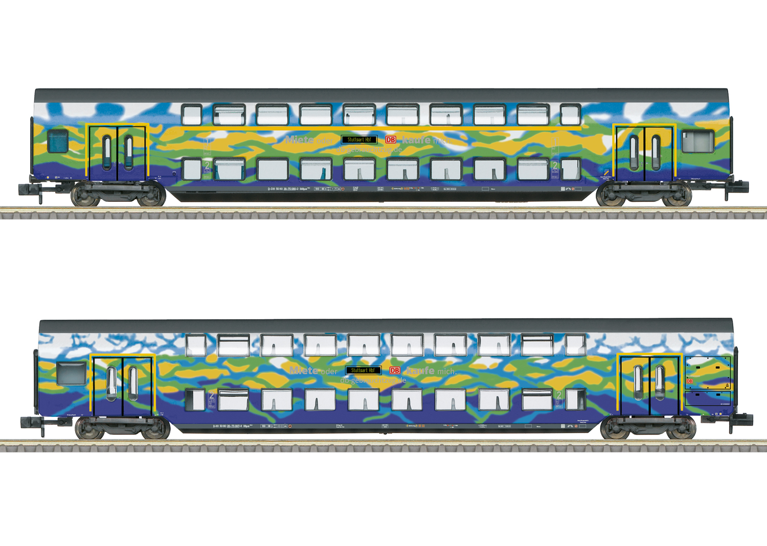 Trix 18298 - Doppelstockwagen-Set Touristi