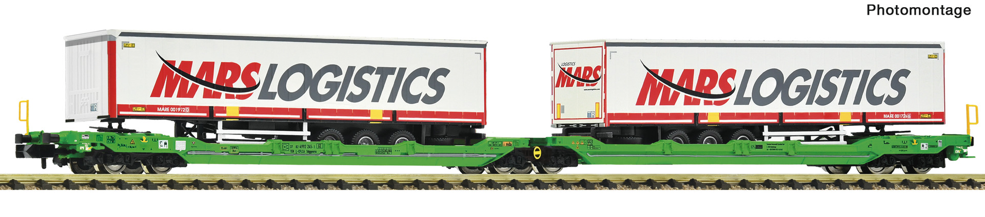 Fleischmann 6660102 - Doppeltaschenwagen T3000e  C