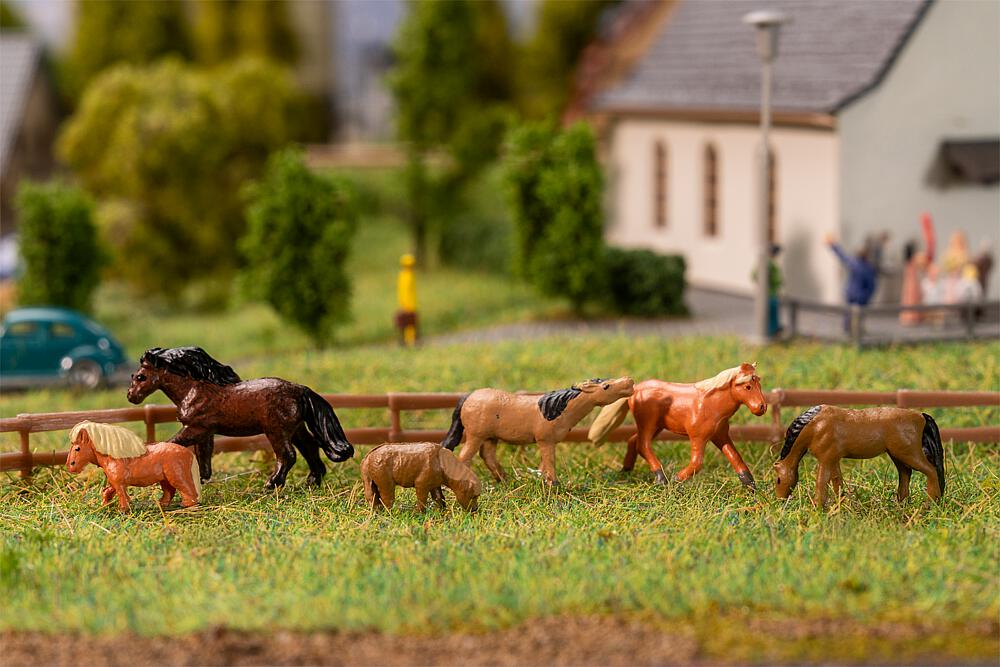 Faller 155910 - Pferde und Ponys