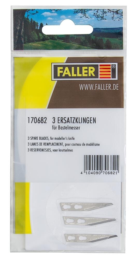 Faller 170682 - 3 Ersatzklingen für Bastelmes