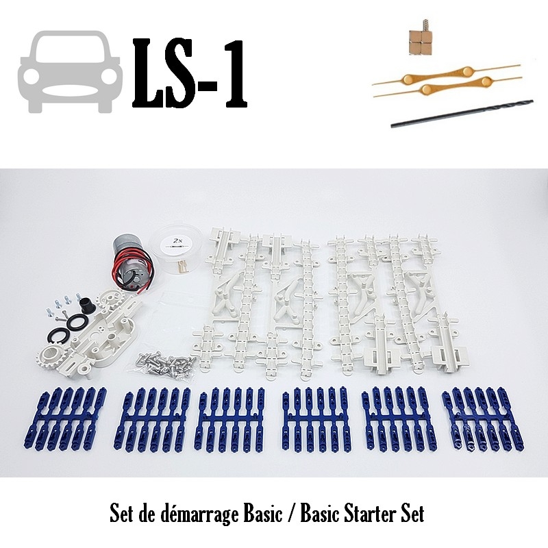 Magnorail LS-1 - Starterset basic + 2 Schleifer