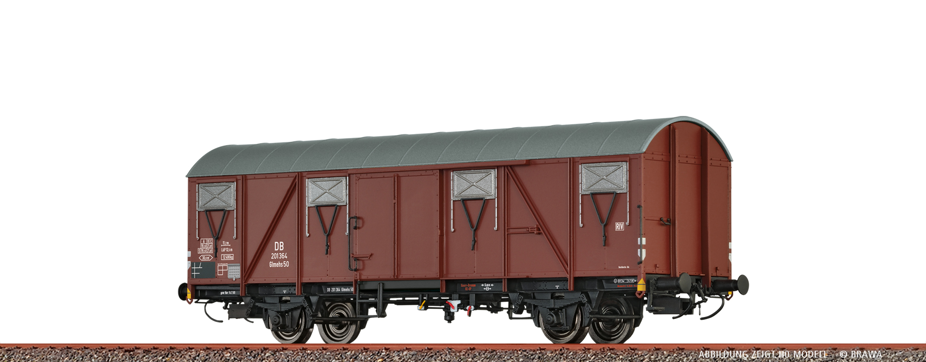 Brawa 67820 - N GÜW Glmhs 50 DB III