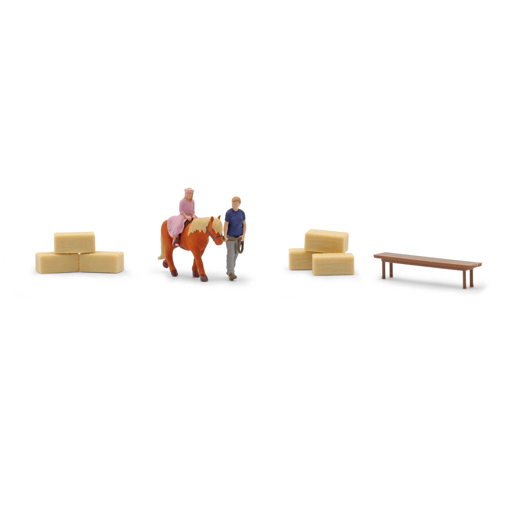 Busch 79804 - A-Set: Ponyreiten H0